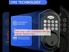 Smart Door Locks Combination with Keys Features Password App