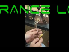 Crescent lock unlocking process using hook unlocking tool